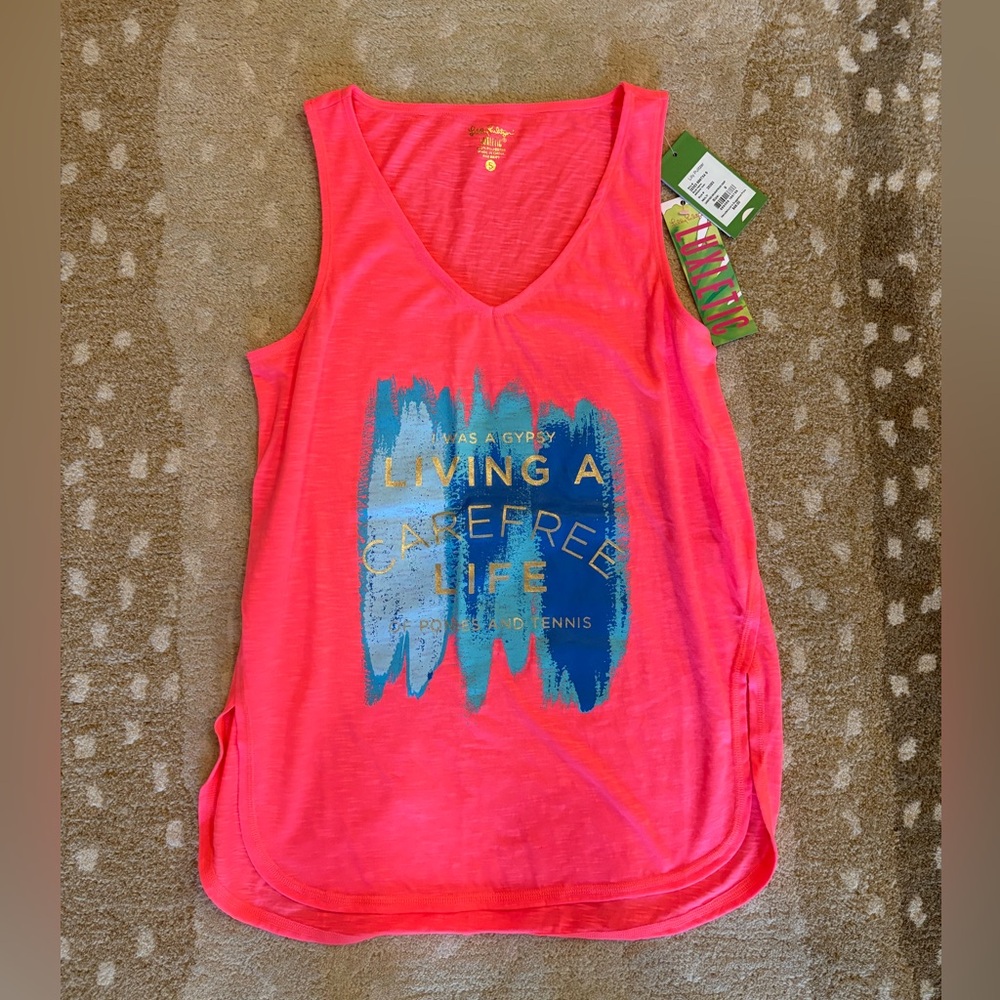 New Lilly Pulitzer Brooke Tank
Carefree Brushstroke Grap
